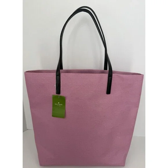 Kate Spade Swan Around Bon Shopper Tote, Pink with Black Swan, NWT - Picture 4 of 16